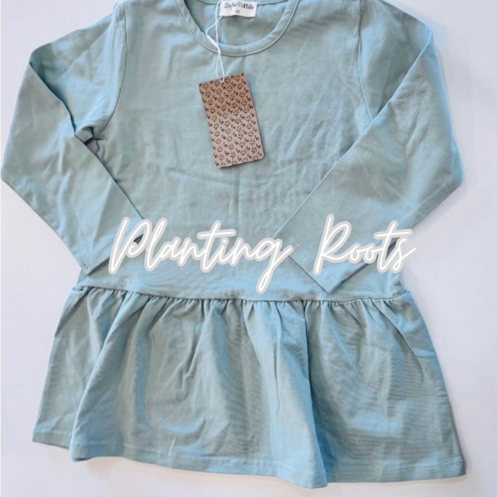 NWT Sofia Mila Light Blue Dress 4T
